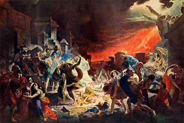 Destrucción de Pompeya, 1833, 1939