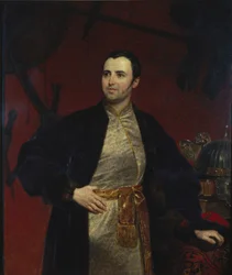 Retrato del Príncipe Mijaíl Andréyevich Obolensky 1805-1873, 1846