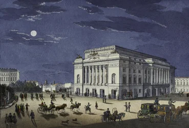 El Teatro Alexandrinsky en San Petersburgo, primera mitad del siglo XIX