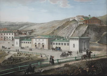 Los manantiales minerales del Cáucaso, mediados del siglo XIX