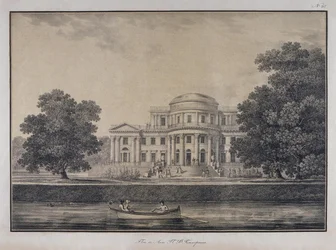 El Palacio Yelagin en San Petersburgo, 1823