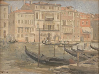 En el Canal Grande en Venecia