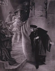 Escena de Ricardo III de Shakespeare (Acto III, Escena 5)