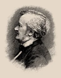 Retrato del compositor Richard Wagner 1813-1883, 1900s-1910s