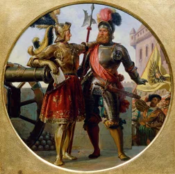 Emperador Maximiliano I y Georg von Frunsberg, 1868