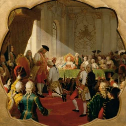 Primera promoción a la Orden Militar María Teresa en 1758