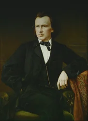Johannes Brahms (óleo sobre lienzo)