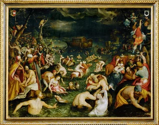 The Flood rises (pintura sobre lienzo)