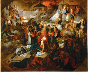La conquista de Belgrado en 1806 (óleo sobre lienzo)
