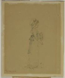 Niña con gato