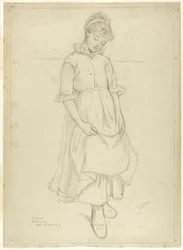 Niña de pie