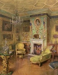 La habitación amarilla, Holland House, Londres