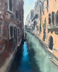 Ahh Venecia, 2014 (óleo sobre panel)