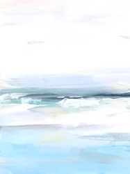 Marea marina 1, 2023 (acrílico sobre papel)