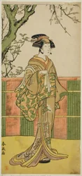 El actor Sawamura Tamagashira en un papel no identificado