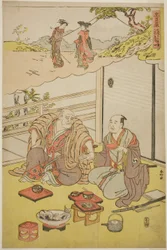 Escenas de los actos séptimo y octavo de Chushingura