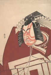 Ichikawa Danjuro V en una actuación de Shibaraku, ca. 1789