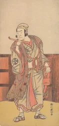 El Primer Nakamura Nakazo en el papel de Shimada no Hachizo, 4º mes, 1783