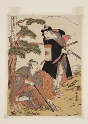 Chüshingura, Acto 5 (grabado en color)
