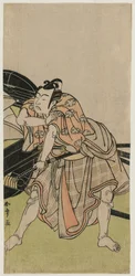 Ichikawa Yaozo II como Sakuramaru, 1776