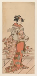 Iwai Hanshiro IV, c.1785 (xilografía en color)