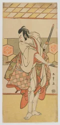 El actor de kabuki Ichikawa Danjuro V, periodo Edo