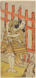 El actor Ichikawa Yaozo_ en personaje, finales del siglo XVIII