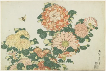 Crisantemos y tábano, hacia 1832