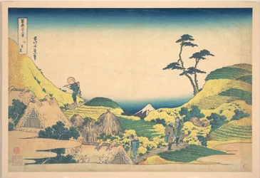 Meguro Inferior (Shimo Meguro), de la serie «Las treinta y seis vistas del monte Fuji» (Fugaku sanjūrokkei)