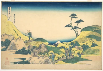Meguro Inferior (Shimo Meguro), de la serie «Las treinta y seis vistas del monte Fuji» (Fugaku sanjūrokkei)