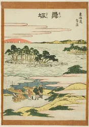 Maisaka, de la serie "Cincuenta y tres estaciones del Tokaido (Tokaido gojusan tsugi)"