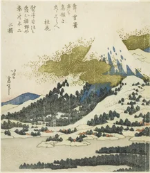 Monte Fuji desde el lago Ashi en Hakone