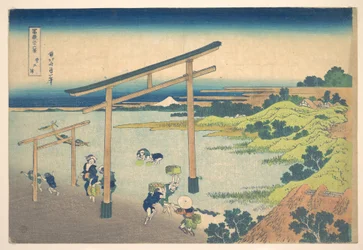 La bahía de Noboto (Noboto no ura), de la serie «Las treinta y seis vistas del monte Fuji» (Fugaku sanjūrokkei)