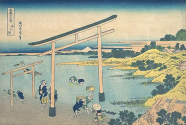 Bahía de Noboto, de la serie Treinta y seis vistas del monte Fuji, ca. 1830-32