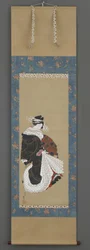 Retrato de una cortesana caminando, c.1815-19