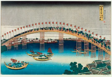 Procesión sobre un puente