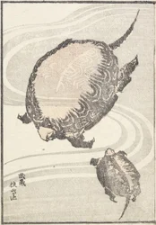 Estanque Sayama-ga-ike en la provincia de Musashi, 1817