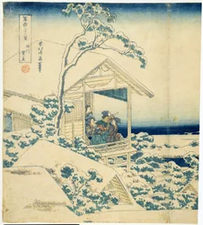 Mañana nevada en Koishikawa, c.1831-34