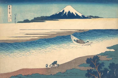 Río Tama en la provincia de Musashi, de la serie Treinta y seis vistas de..., ca. 1830-32