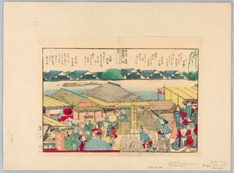 Casa de té a orillas del río Sumida
