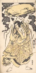 El actor Ichikawa Danjuro I 1660-1704, finales del siglo XVIII - principios del siglo XIX