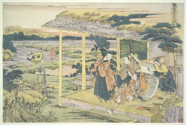 La Liga Leal de los Cuarenta y Siete Ronin (Chūshingura), Acto VI: La casa de Yoichibei, escenario del seppuku de Kampei
