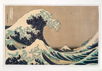 Bajo la ola de Kanagawa o La gran ola, c.1830-31 (xilografía)