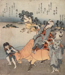 Vista de Koshigoe desde Shichiri-ga-hama