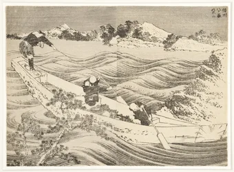 Yatsugatake en la provincia de Shinano, 1834-35