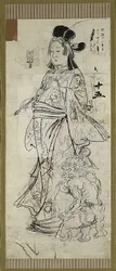 Bijin (Belleza), uno de los seis bocetos