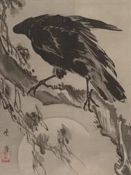 El cuervo y la luna