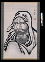Daruma (tinta sobre papel)