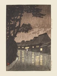 Soshu Maekawa No Ame (Lluvia en Maekawa, provincia de Sagami) (1932)