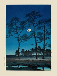 Luna de invierno en Toyamagahara (1931)